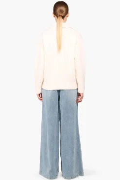 JANICE Sweaters & Truien^Trui Dames Merino Wol Abel Off White