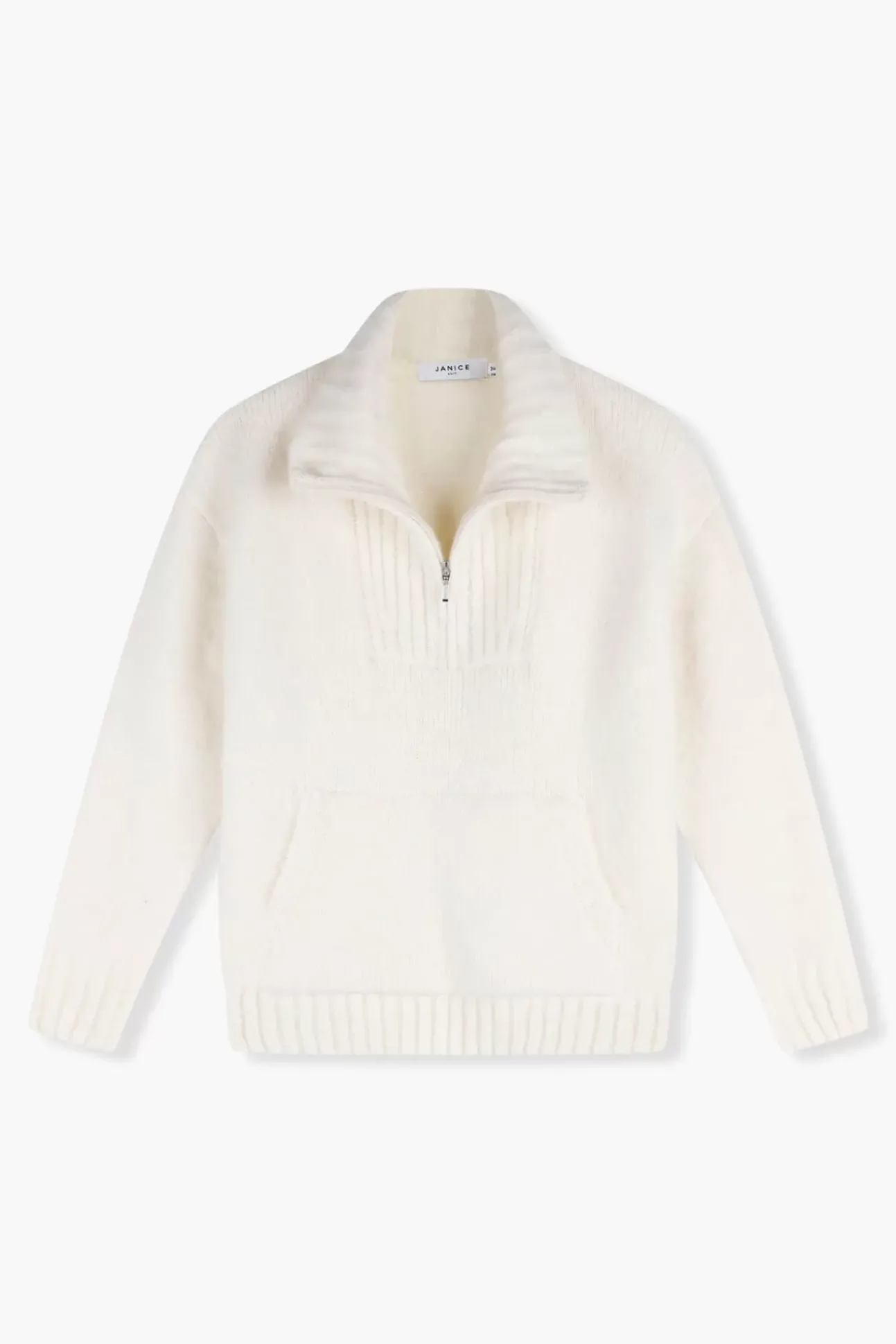 JANICE Sweaters & Truien^Trui Dames Merino Wol Abel Off White