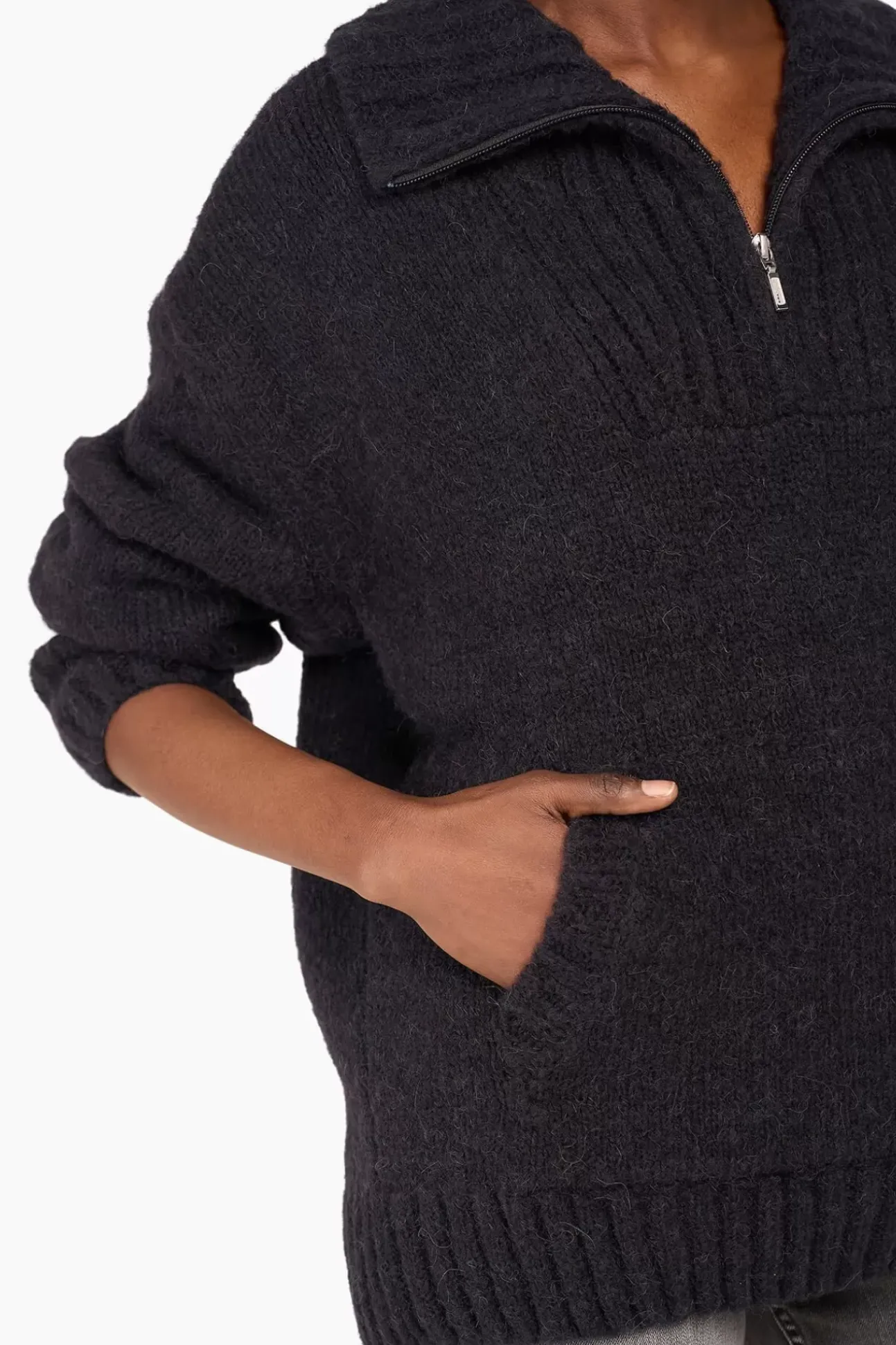 JANICE Sweaters & Truien^Trui Dames Merino Wol Abel Zwart