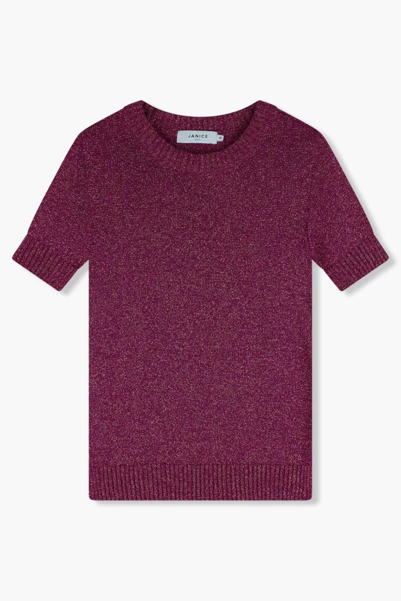 JANICE Sweaters & Truien^Truitje Dames Lurex Tyson Burgundy