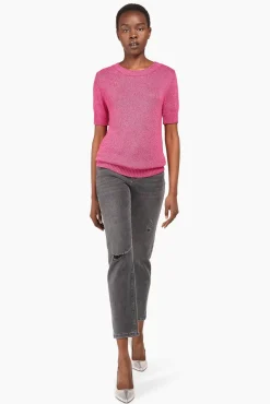 JANICE Sweaters & Truien^Truitje Dames Lurex Tyson Roze