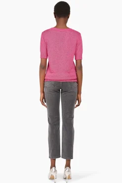 JANICE Sweaters & Truien^Truitje Dames Lurex Tyson Roze