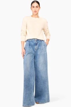 JANICE Sweaters & Truien^Witte Cashmere Dames Trui Brody Off-White