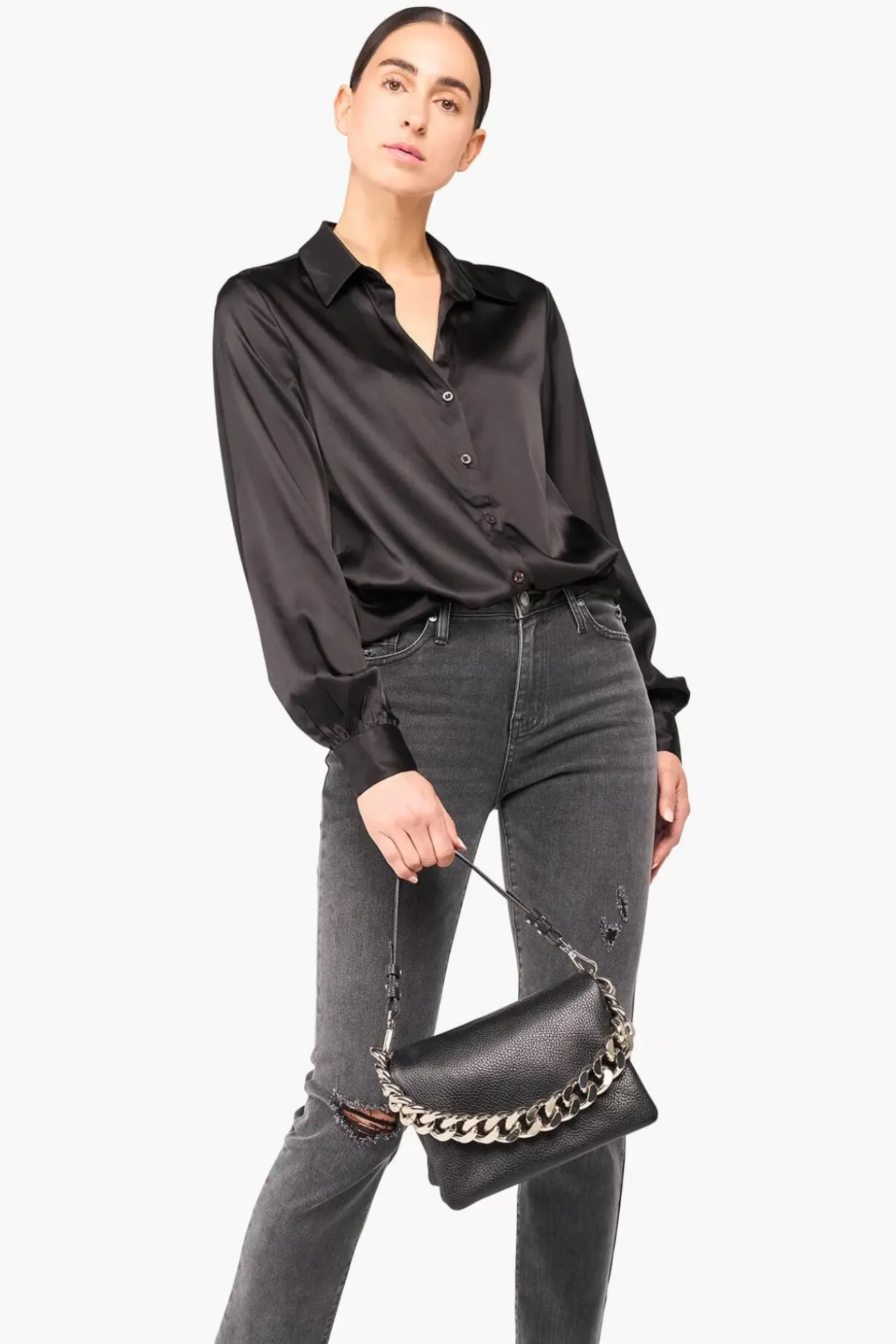 JANICE Blouses^Zijden Blouse Dames Bobby Zwart