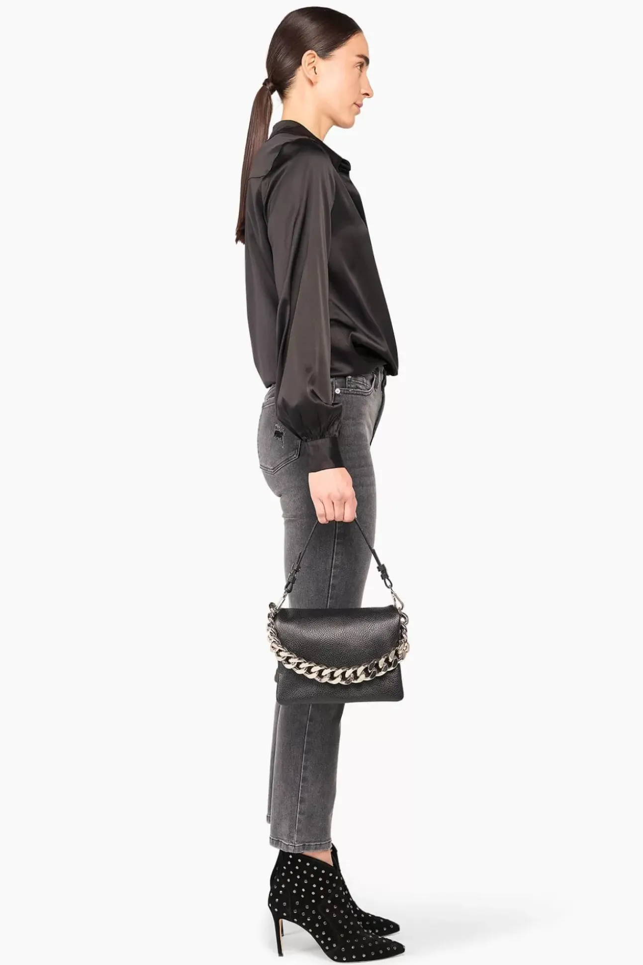 JANICE Blouses^Zijden Blouse Dames Bobby Zwart