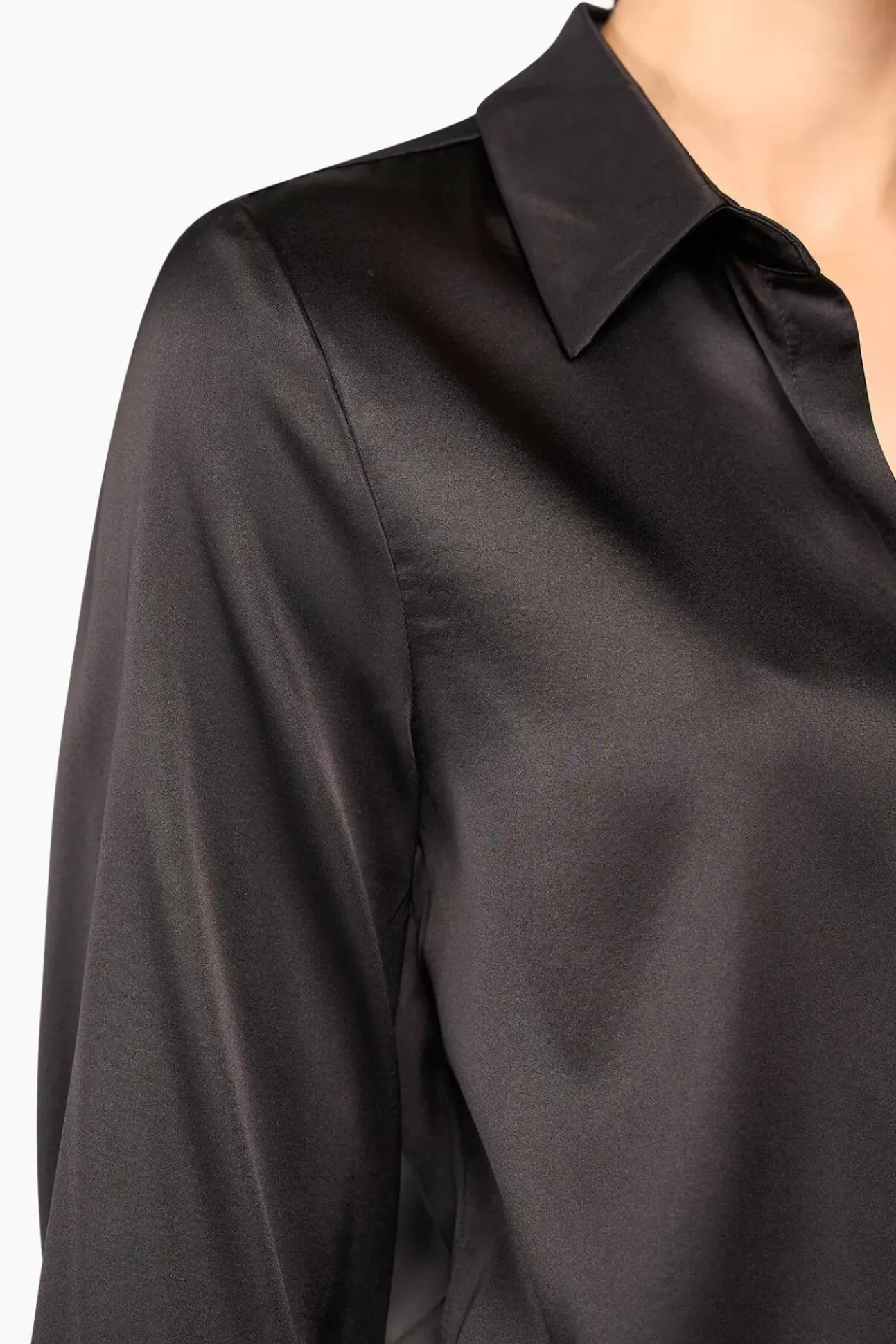 JANICE Blouses^Zijden Blouse Dames Bobby Zwart