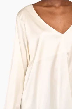JANICE Blouses^Zijden Blouse Dames Tristan Off White