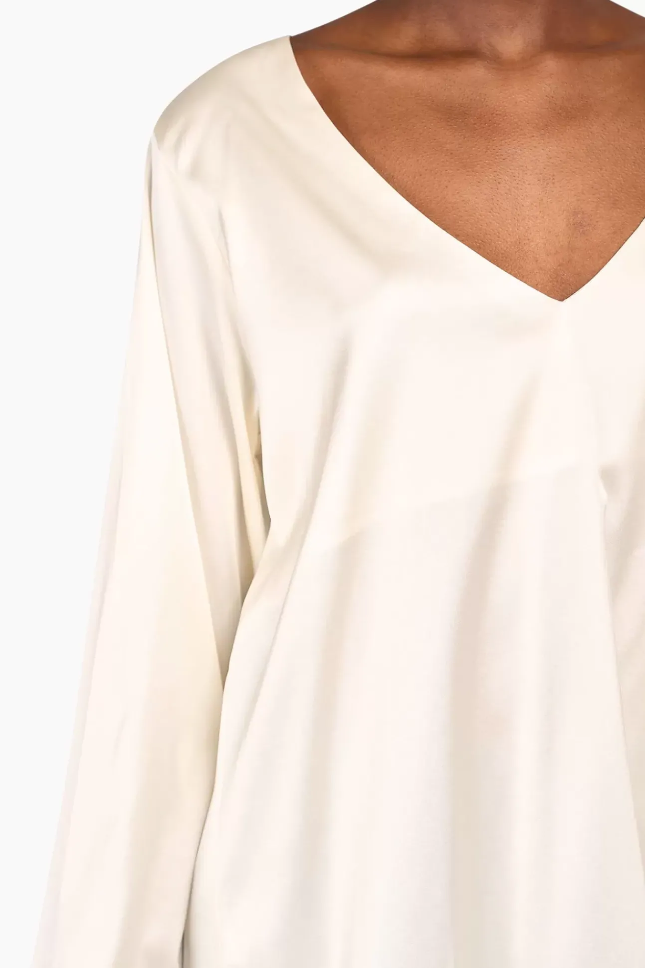 JANICE Blouses^Zijden Blouse Dames Tristan Off White