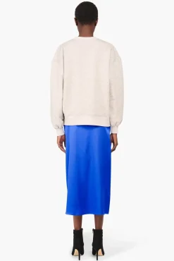 JANICE Rokken^Zijden Rok Stretch Marlon Blauw