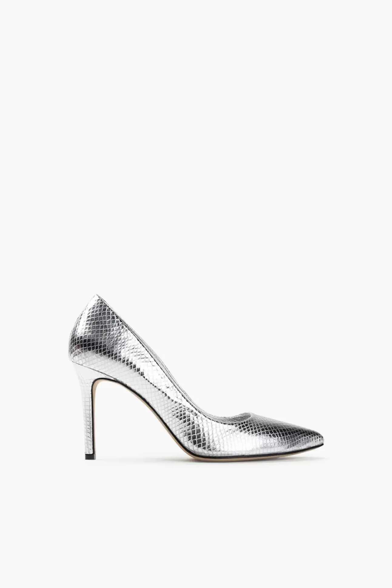 JANICE Pumps^Zilveren Pump Dean Silver