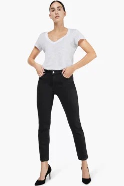 JANICE Denim^Zwarte Mom Jeans Cooper Black 001